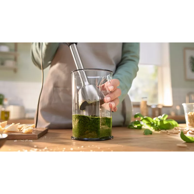 Bosch Serie 4 MSM4W210 blender 0,6 L saumikser 600 W Must, Valge