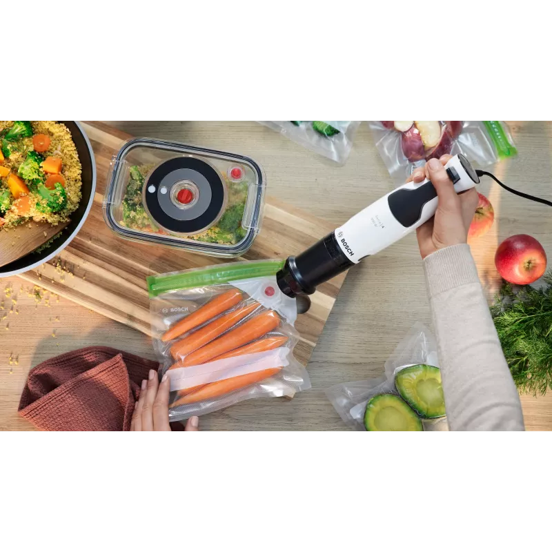 Bosch Serie 4 MSM4W210 blender 0,6 L saumikser 600 W Must, Valge