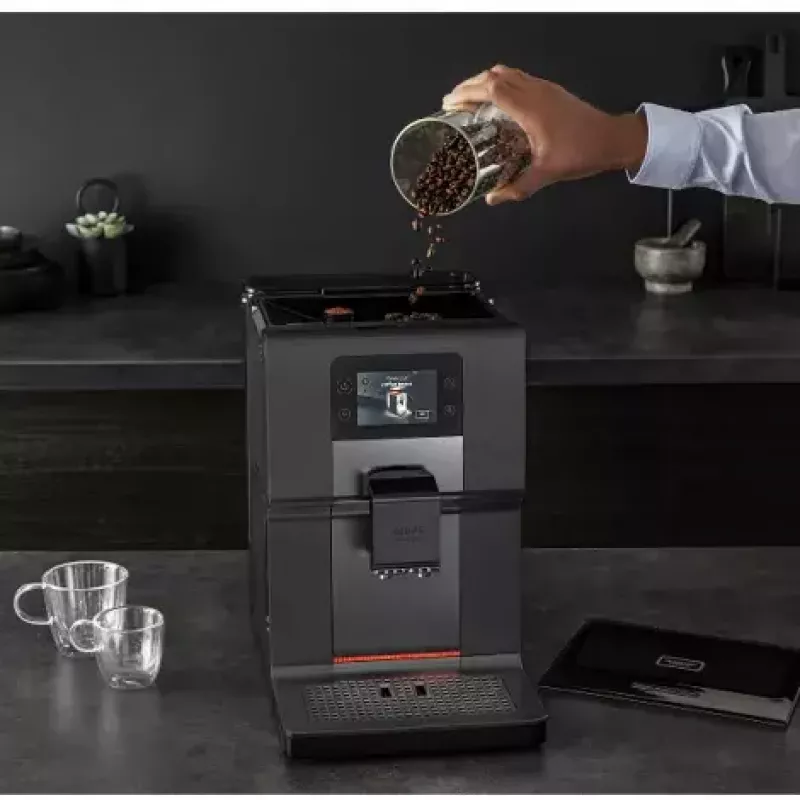 Espressomasin KRUPS EA875U 3 L veepaak, 250 g oa punker, Thermoblock, 1450 W