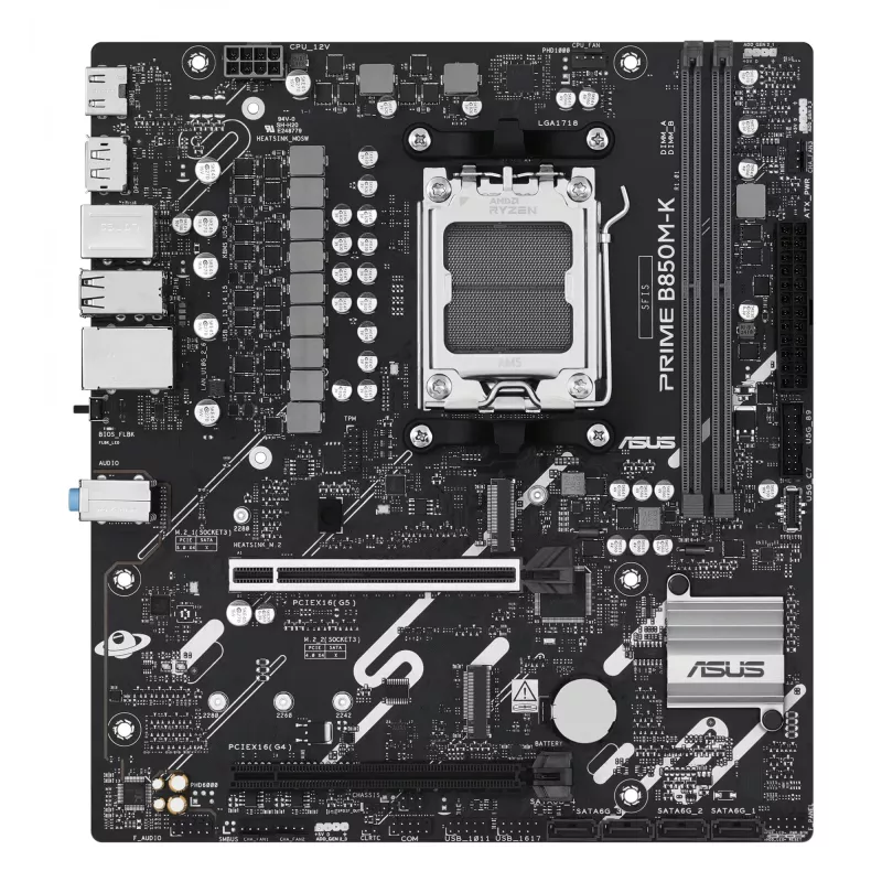 Emaplaat ASUS PRIME B850M-K AMD B850 pesa AM5 mikro-ATX