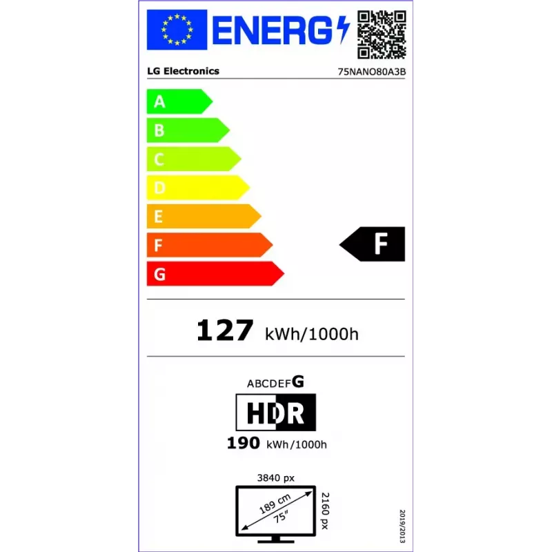 LG NanoCell AI NANO80 75NANO80A3B TV 190.5 cm (75 tolli) 4K Ultra HD nutiteler Wi-Fi must