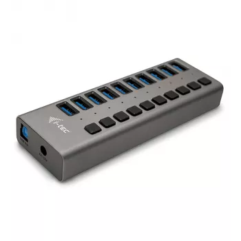 i-tec USB 3.0 laadimisjaotur 10 porti + toiteplokk 48 W