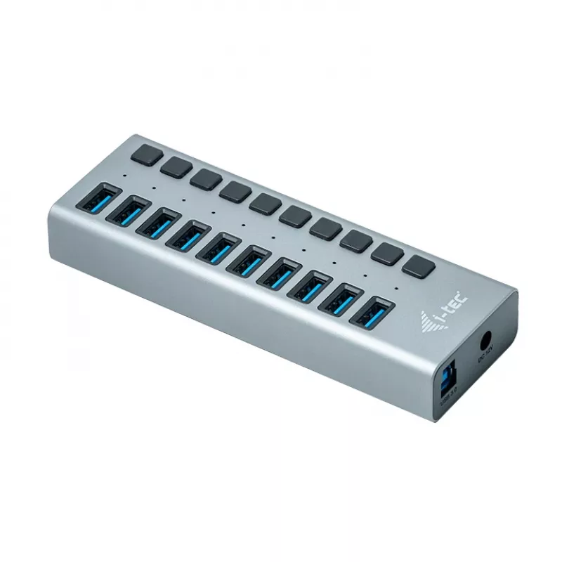 i-tec USB 3.0 laadimisjaotur 10 porti + toiteplokk 48 W