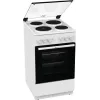 Gorenje GE5A21WH pliit Eraldiseisev pliit Elektriline Kuumutusplaadid Valge