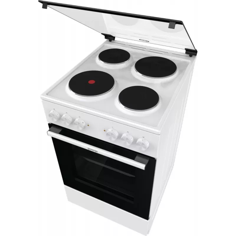 Gorenje GE5A21WH pliit Eraldiseisev pliit Elektriline Kuumutusplaadid Valge
