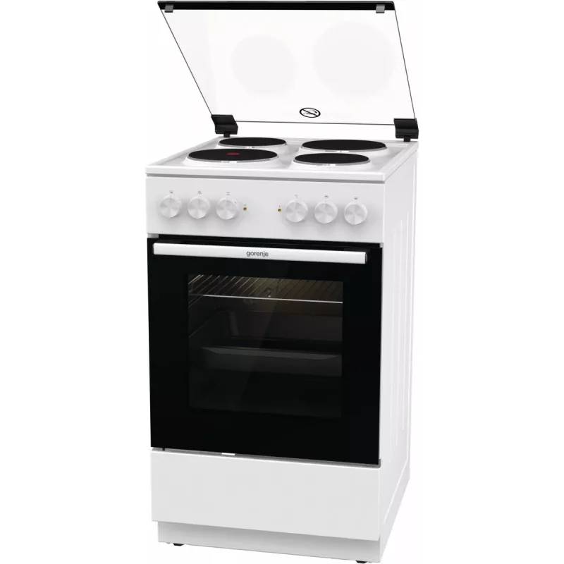 Gorenje GE5A21WH pliit Eraldiseisev pliit Elektriline Kuumutusplaadid Valge