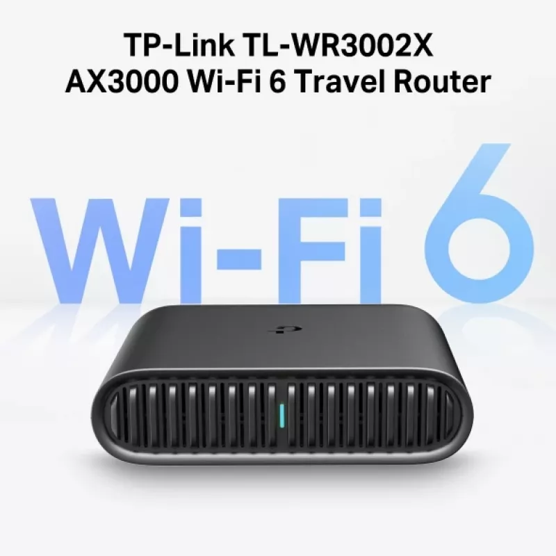 TP-Link TL-WR3002X juhtmevaba ruuter Gigabit Ethernet Kaheribaline (2,4 GHz / 5 GHz) Must