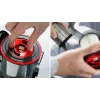 Bosch BCS711PET pulkpuhasti/elektriline luud Aku Kuiv Kotita 0,3 L Must, Punane 3 Ah