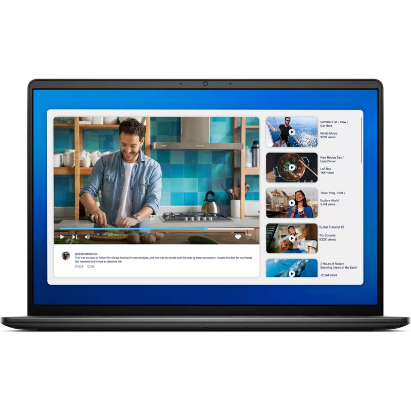 DELL DC16250 Intel Core 5 120U sülearvuti 40,6 cm (16 tolli) Full HD+ 16 GB DDR5-SDRAM 512 GB SSD Wi-Fi 6 (802.11ax) Windows 11 Home Must