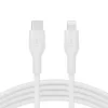 USB-C–USB-C/Lightning kaabel Belkin CAA009BT2MWH, 2 m, valge