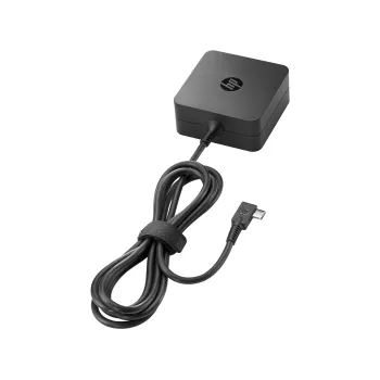 HP 45W USB USB-C vahelduvvooluadapter toiteadapter/inverter Siseruumides Must