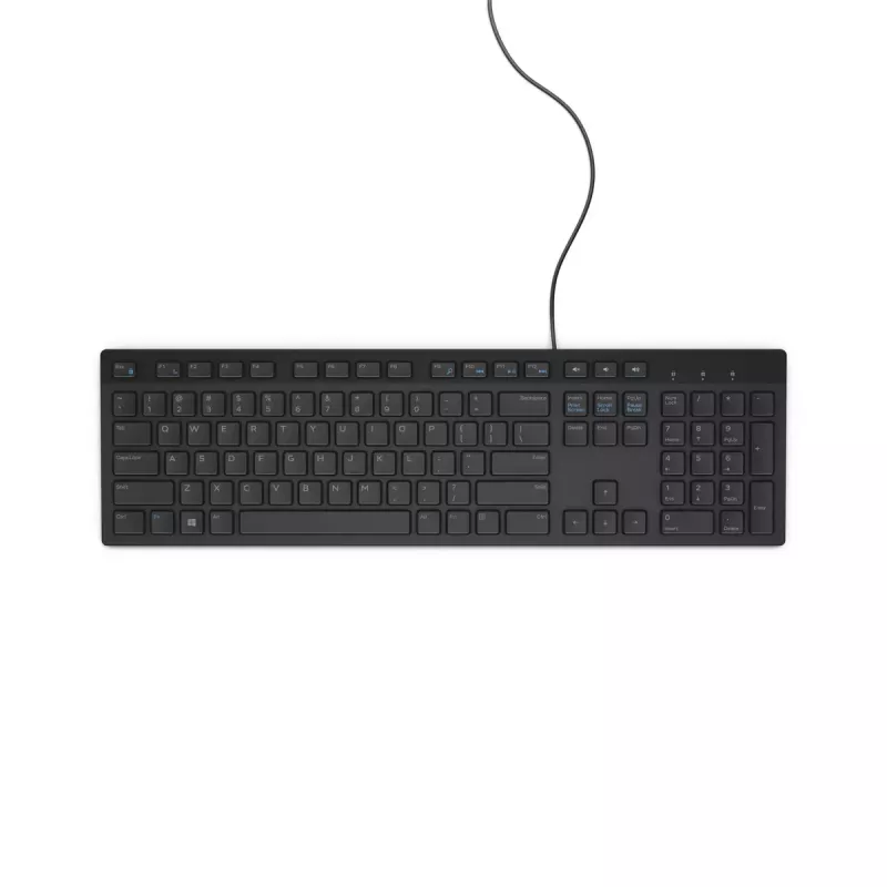 DELL KB216 klaviatuur Universaalne USB QWERTY US International Must