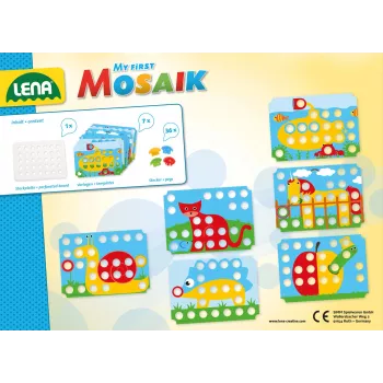 Mosaiigikomplekt Lena My First Mosaic Animals