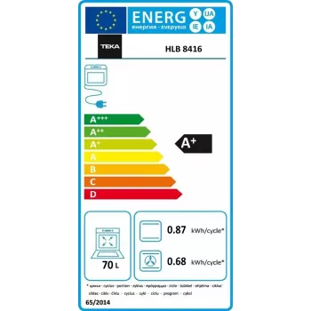 Sisseehitatud ahi Teka HLB 8416 BK, elektriahi
