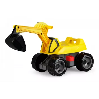 Sõiduekskavaator Lena GIGA TRUCKS Excavator PRO 4 ratast Plastik Teras