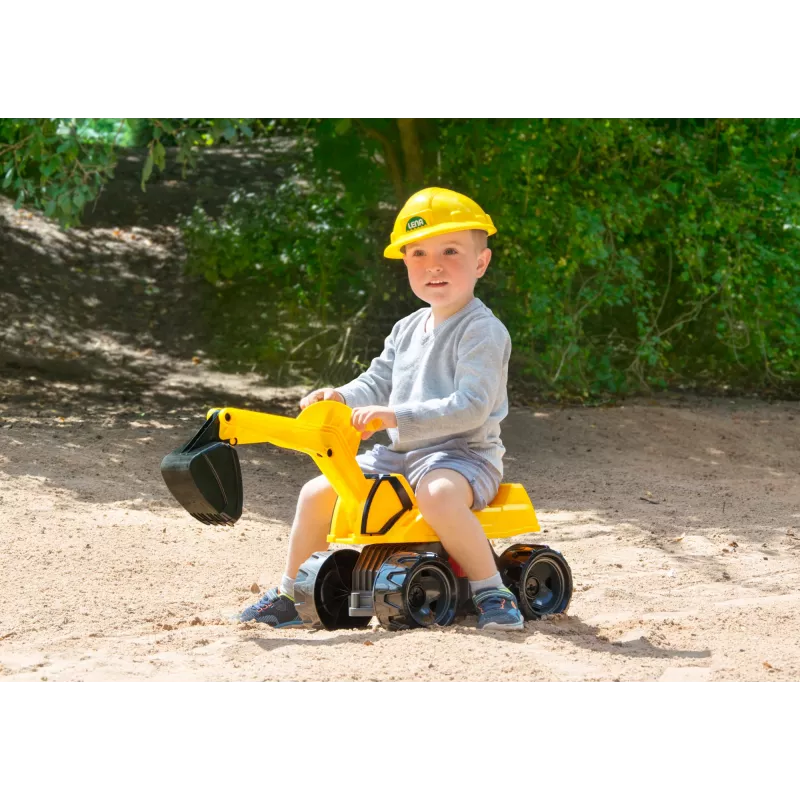 Sõiduekskavaator Lena GIGA TRUCKS Excavator PRO 4 ratast Plastik Teras