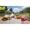 Sõiduekskavaator Lena GIGA TRUCKS Excavator PRO 4 ratast Plastik Teras
