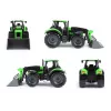 Mehaaniline mängutraktor Lena Deutz-Fahr Worxx, 74 cm pikkusega ja eemaldatava haagisega