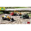 Mehaaniline mängutraktor Lena Deutz-Fahr Worxx, 74 cm pikkusega ja eemaldatava haagisega