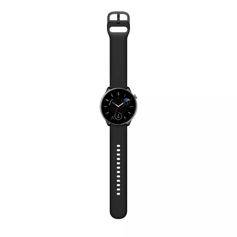 Amazfit GTR Mini 3,25 cm (1,28 tolli) AMOLED 42 mm digitaalne 416 x 416 pikslit puutetundlik must, hõbedane GPS (satelliit)
