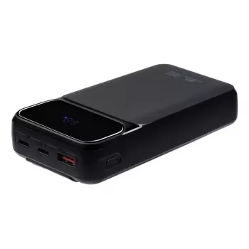 Kaasaskantav akupank Rivacase VA2221 — 20000 mAh LiPo, PD 3.0 ja QC 3.0, 3 porti (1×A, 2×C), 22,5 W väljund
