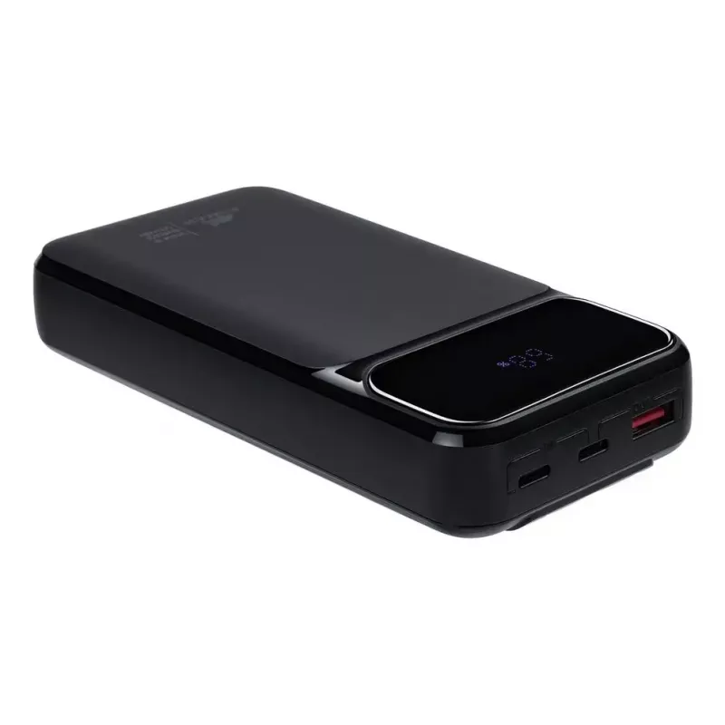 Kaasaskantav akupank Rivacase VA2221 — 20000 mAh LiPo, PD 3.0 ja QC 3.0, 3 porti (1×A, 2×C), 22,5 W väljund