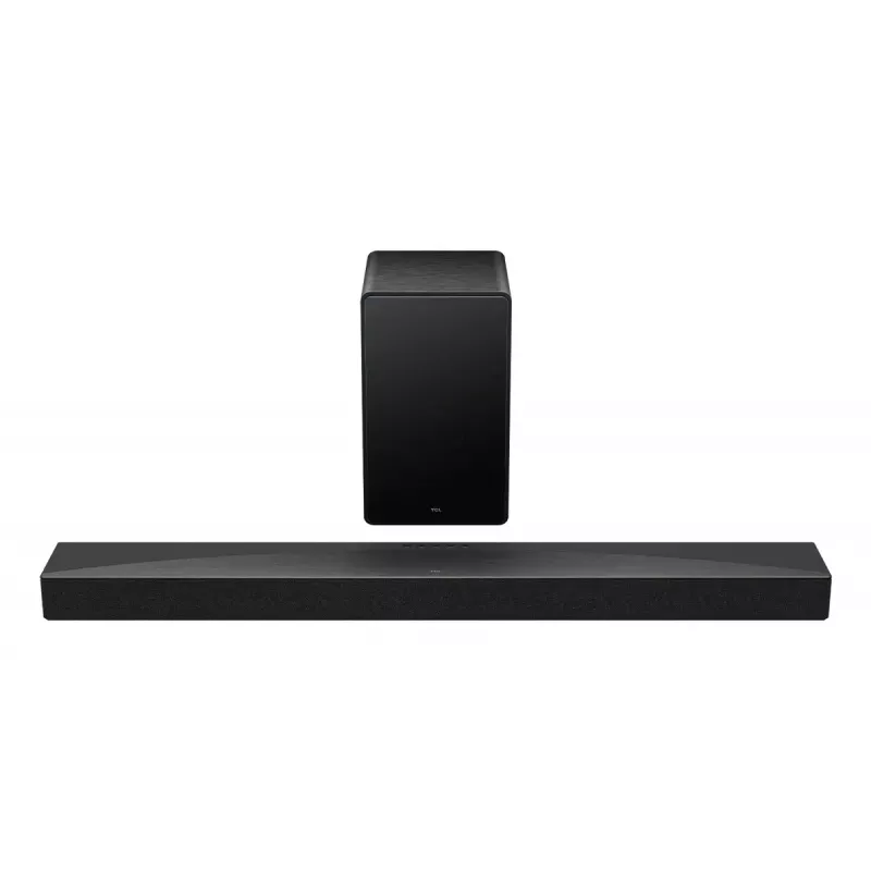 Soundbar TCL Q Q65H 5.1ch kodukino, 580 W RMS, juhtmevaba aktiivne bassikõlar 100 W, Dolby Atmos/DTS-X, must