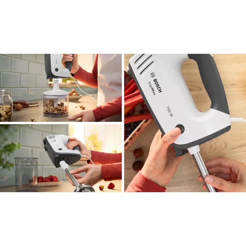 Bosch MFQ37490 mikser Käsimikser 750 W Hall, Valge