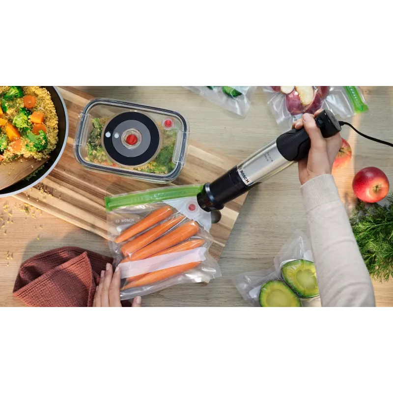 Bosch Serie 6 MSM6M621 blender 0,5 L saumikser 1000 W Must, Roostevaba teras