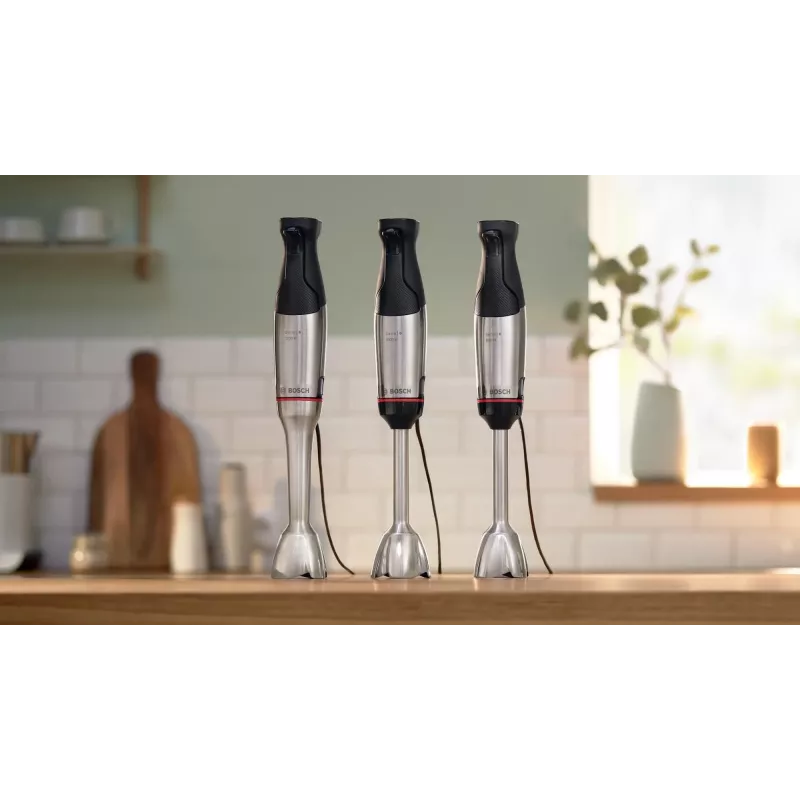 Bosch Serie 6 MSM6M621 blender 0,5 L saumikser 1000 W Must, Roostevaba teras