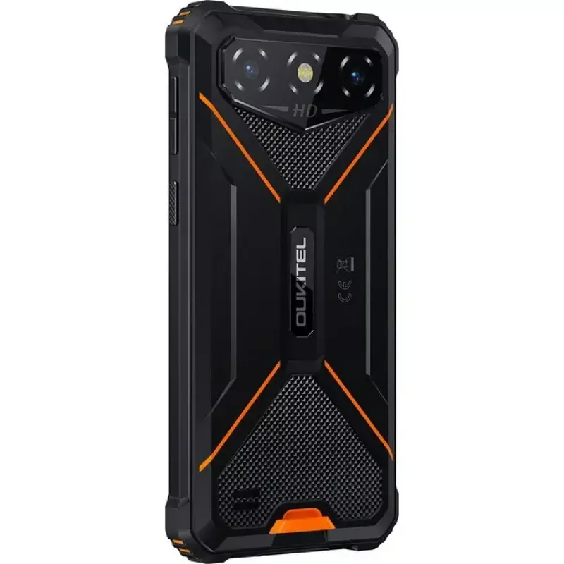 Oukitel G3 6 nutitelefon, 4 GB RAM, 128 GB, 6300 mAh, oranž