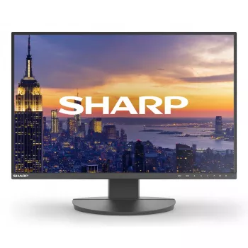 24-tolline Sharp MultiSync EA242W LCD-kuvar IPS 1920 x 1200 16:10 5 ms USB 3.2 jaotur VESA kõrgusreguleeritav must