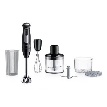 Braun MultiQuick 5 MQ55.254MBK 0,5 L saumikser 1000 W Must, Roostevaba teras