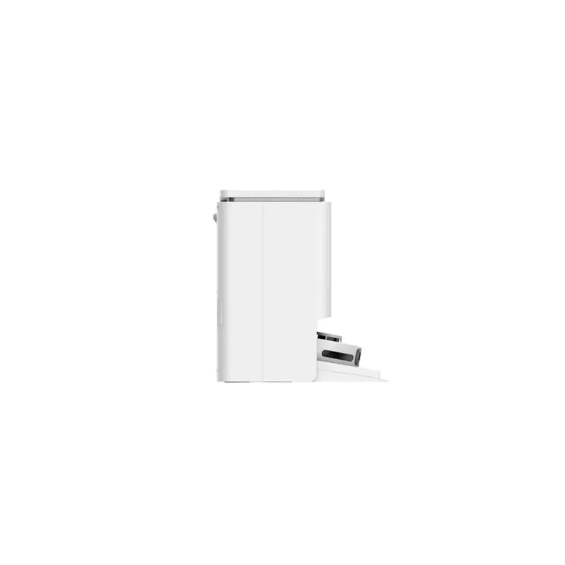 Robot tolmuimeja EZVIZ RS20 Pro — Li‑Ion 5200 mAh, 220 min tööaeg, 7200 Pa imemisvõimsus, isetühjenev alus, LiDAR-navigatsioon, 0,35 L tolmukott, märgpühkimine, valge