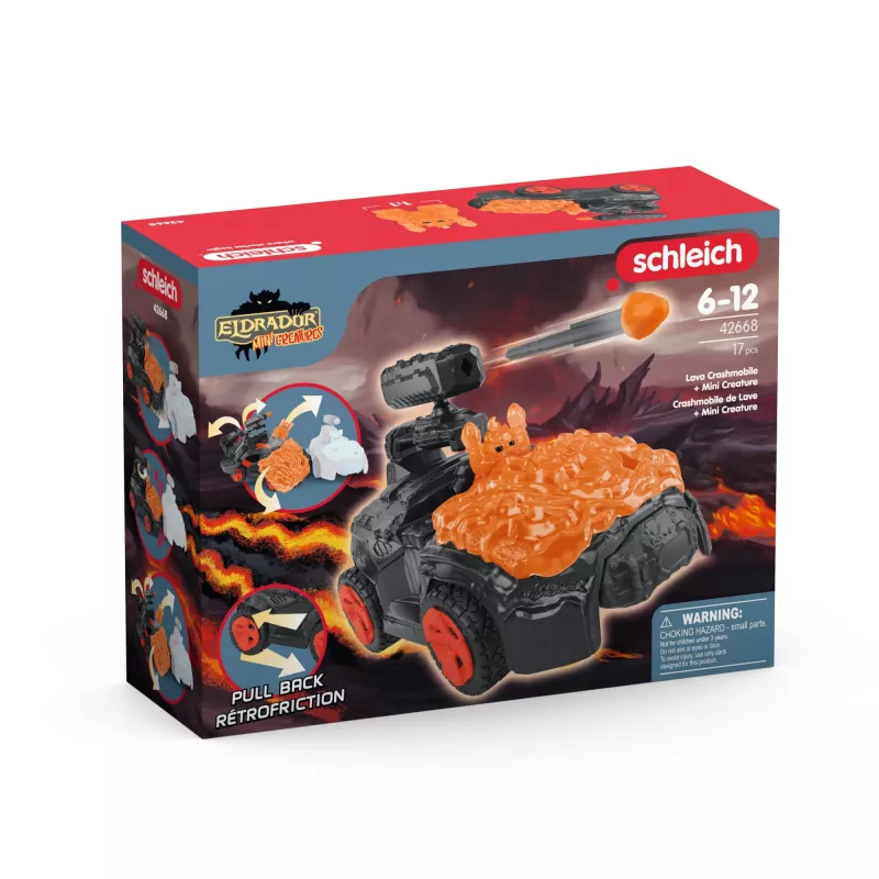 Vehicle Schleich ELDRADOR CREATURES Lava CrashMobile Mini Creature 7-12 aastat