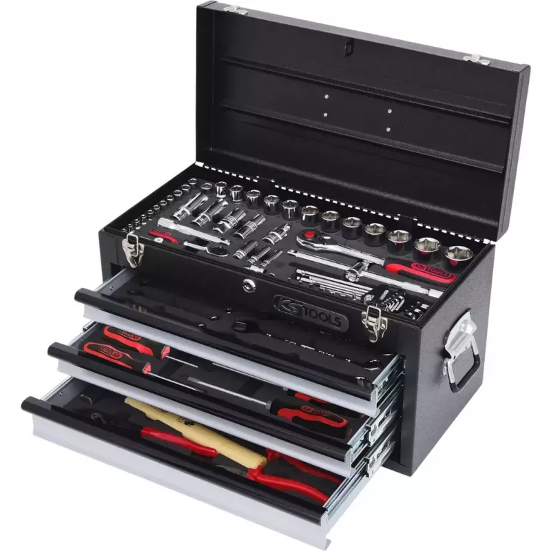 Mehaanikatööriistade komplekt KS Tools 918.0200 99 tööriista kroom-vanaadiumterasest