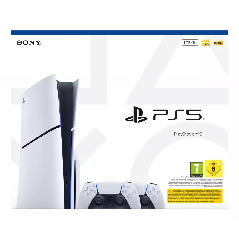 Sony 1000050116 mängukonsool 1 TB WiFi Must, Valge