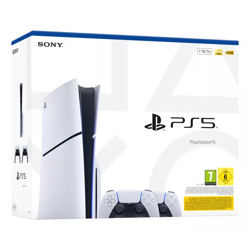 Sony 1000050116 mängukonsool 1 TB WiFi Must, Valge
