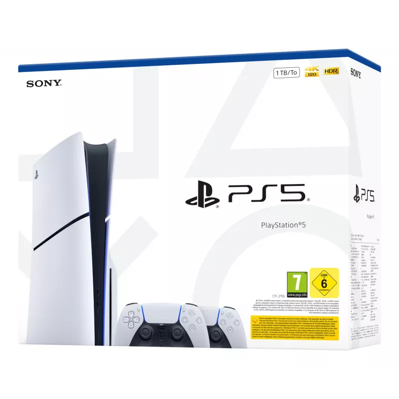 Sony 1000050116 mängukonsool 1 TB WiFi Must, Valge