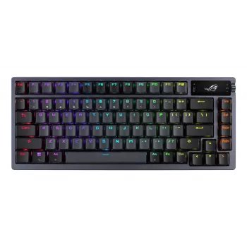 Juhtmevaba mehaaniline klaviatuur ASUS ROG Azoth Must — mudel 90MP0316-BKUA01, RGB taustvalgustus