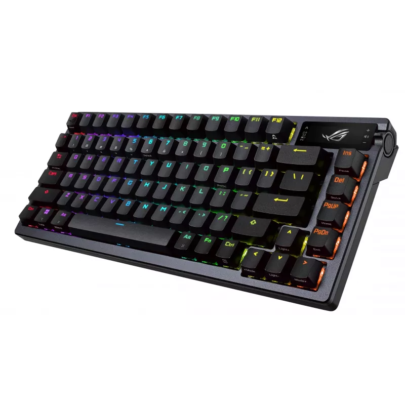 Juhtmevaba mehaaniline klaviatuur ASUS ROG Azoth Must — mudel 90MP0316-BKUA01, RGB taustvalgustus