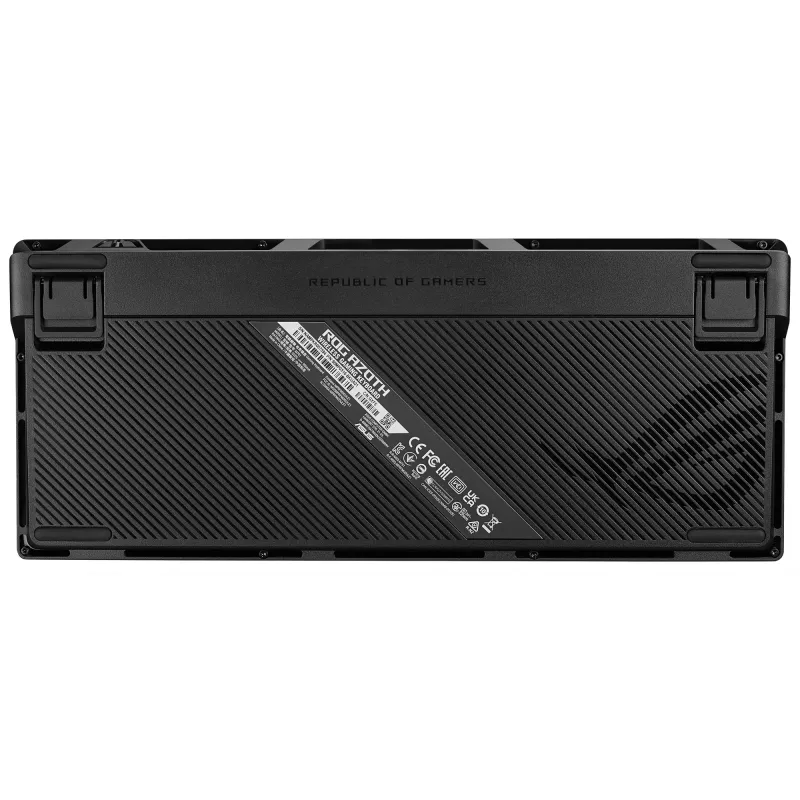 Juhtmevaba mehaaniline klaviatuur ASUS ROG Azoth Must — mudel 90MP0316-BKUA01, RGB taustvalgustus