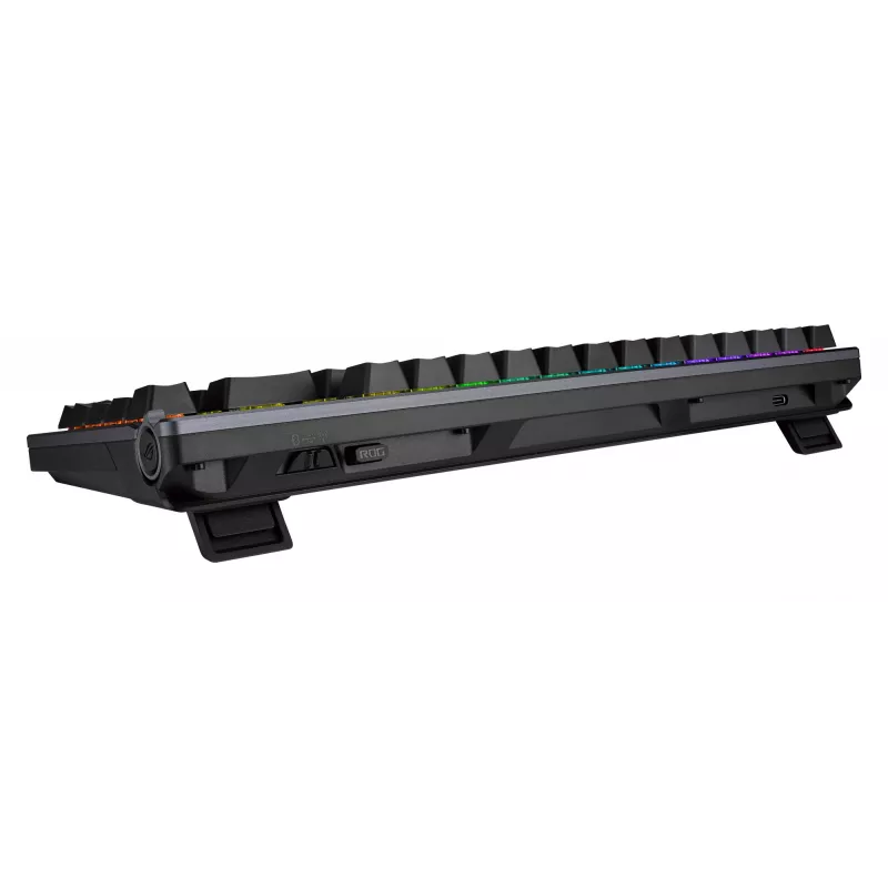 Juhtmevaba mehaaniline klaviatuur ASUS ROG Azoth Must — mudel 90MP0316-BKUA01, RGB taustvalgustus