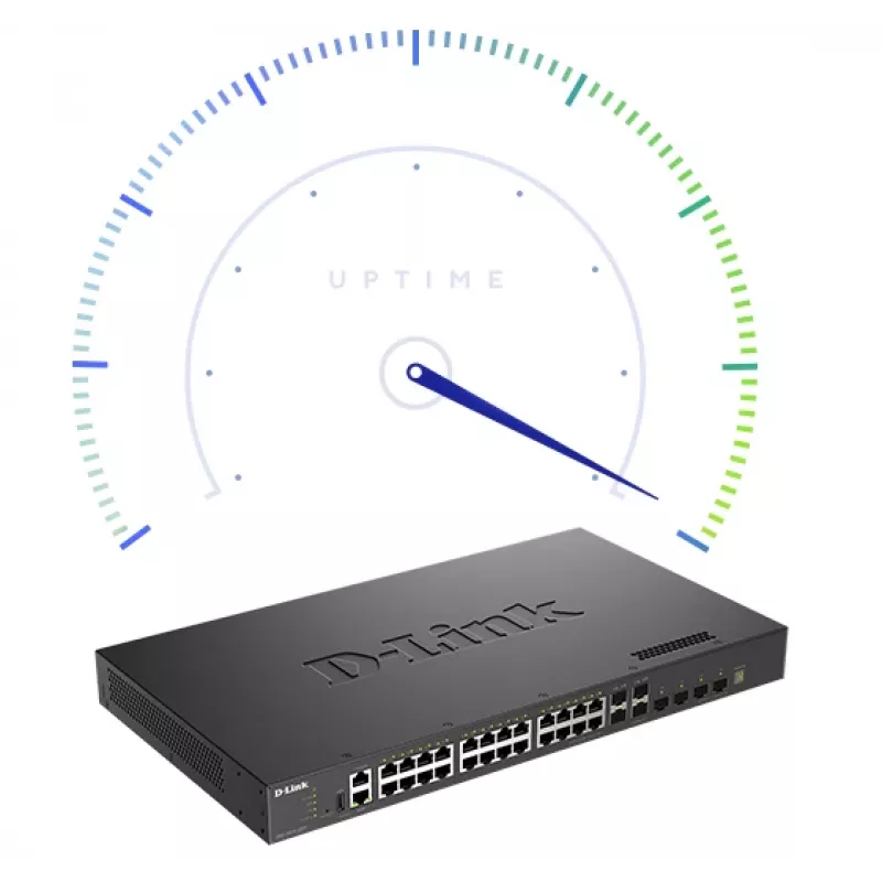 D-Link Layer 3 virnastatavad 10 Gigabit juhitavad kommutaatorid, juhitav, L3, Fast Ethernet (10/100), täisdupleks, püstikusse paigaldamine