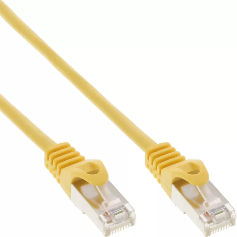 InLine patch-kaabel F/UTP Cat.5e kollane 1 m