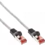 InLine patch-kaabel S/FTP PiMF Cat.6 250MHz PVC vask läbipaistev 0.3m