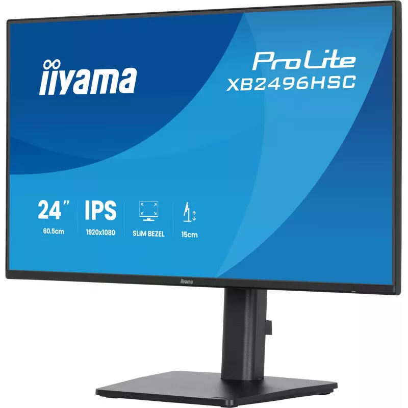 iiyama ProLite XB2496HSC-B1 arvutimonitor 60,5 cm (23,8 tolli) 1920 x 1080 pikslit Full HD LED must