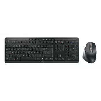 CHERRY Stream desktop ultimate klaviatuur Hiir kaasas Kodu/Kontor USB + RF traadita + Bluetooth QWERTZ Saksa Must