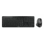 CHERRY Stream desktop ultimate klaviatuur Hiir kaasas Kodu/Kontor USB + RF traadita + Bluetooth QWERTZ Saksa Must