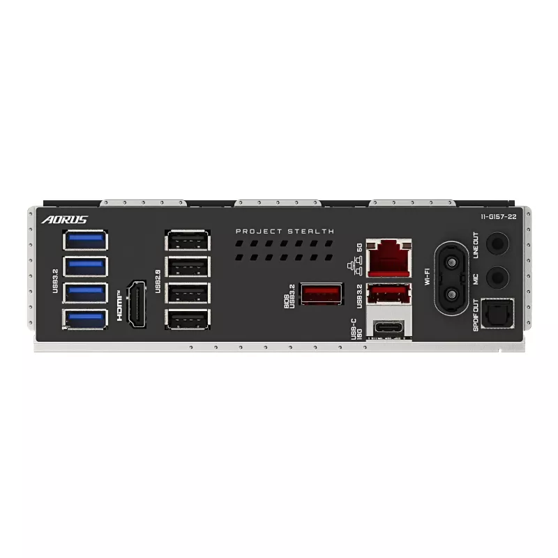 Emaplaat GIGABYTE B850 AORUS STEALTH — ATX, Socket AM5, AMD B850, DDR5 kuni 8200 MHz (OC), 14+2+2 VRM, 2xPCIe5.0, 2xPCIe4.0 M.2, Wi‑Fi 7, 5GbE
